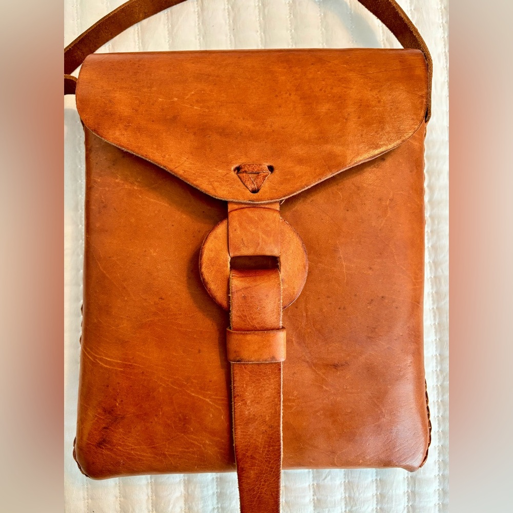 Vintage Mexican Leather Crossbody